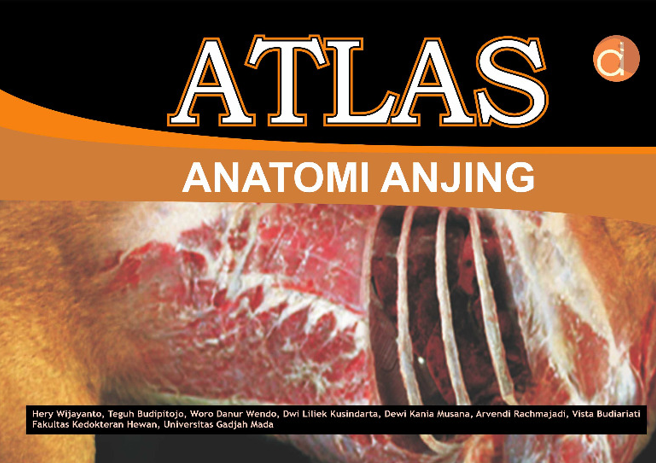 Cover buku Atlas Anatomi Anjing