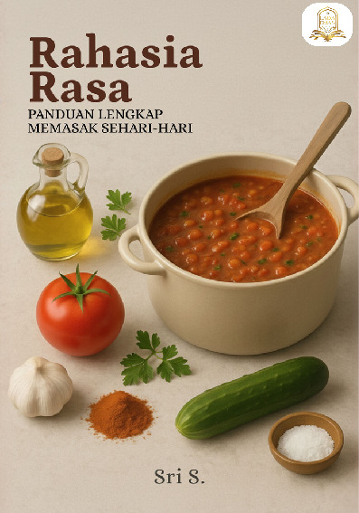 Cover buku Rahasia Rasa: Panduan Lengkap Memasak Sehari-hari