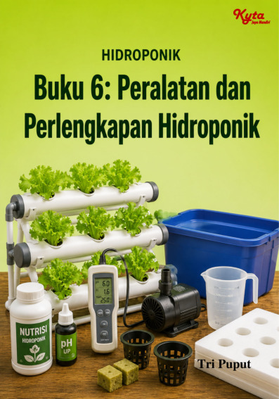 Sampul buku Hidroponik Buku 6: P...