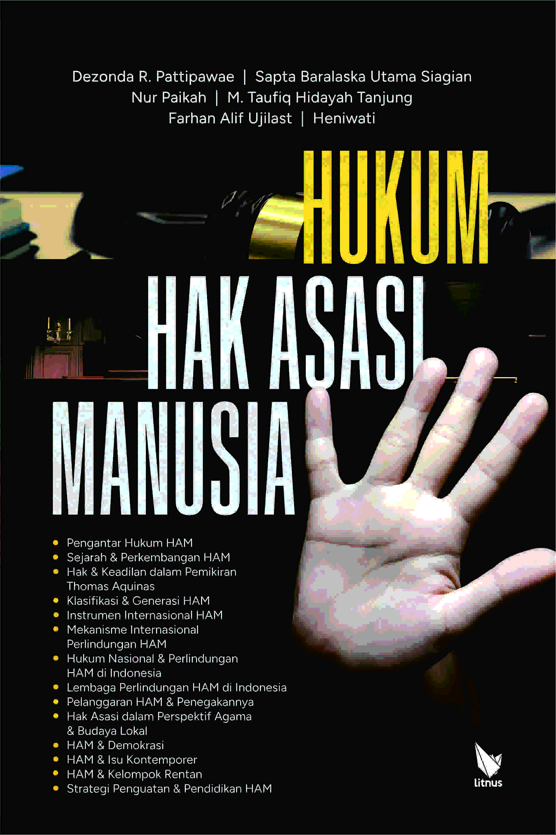Sampul buku HUKUM HAK ASASI MANU...