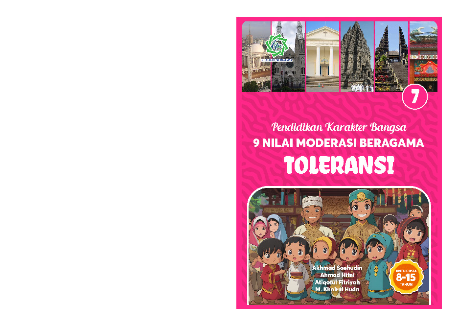 Sampul buku BUKU MODERASI BERAGA...