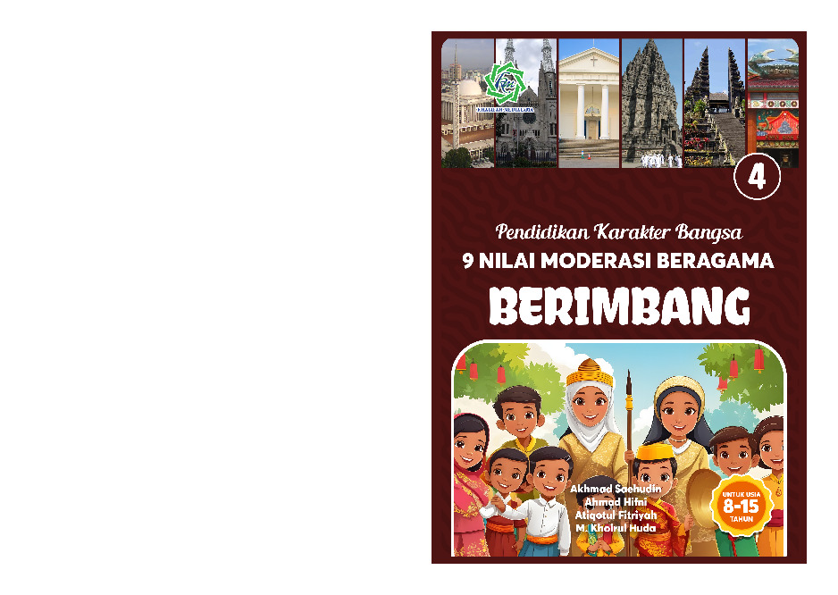 Sampul buku BUKU MODERASI BERAGA...